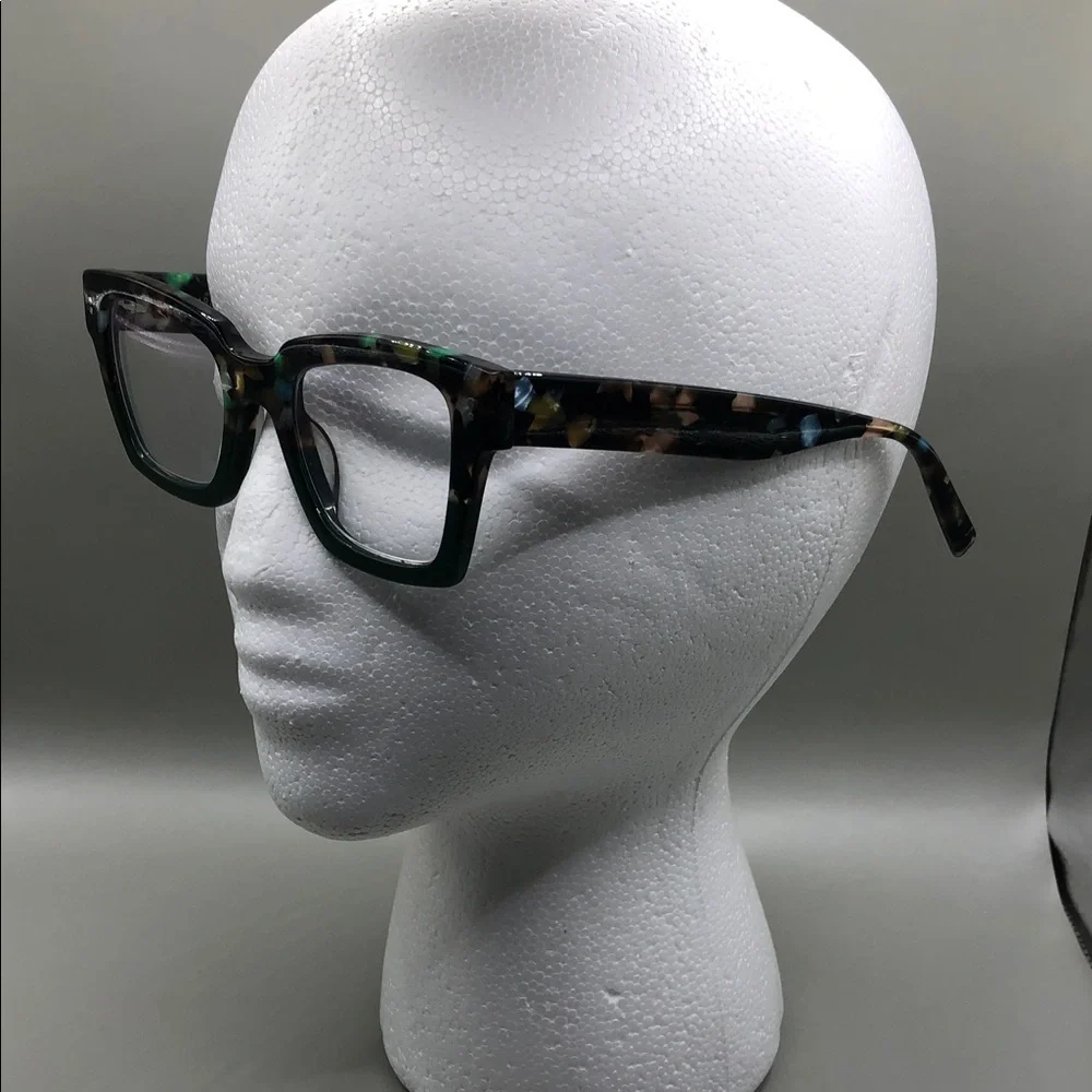 Warby Parker Sonia Aventurine Tortoise Fade Square Glasses Frames UNISEX